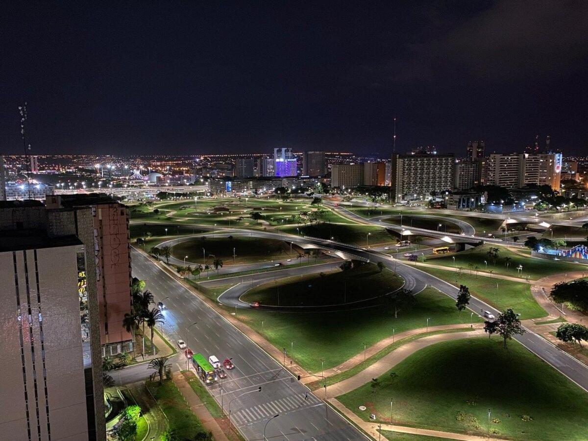Flat Encantador No 11º Com Vista Pra Torre De Tv Brezilya Dış mekan fotoğraf
